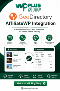 GeoDirectory AffiliateWP Integration – WordPress Directory Affiliate Marketing