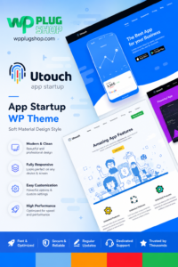 UTouch - Multi-Purpose Business and Digital Technology WordPress Theme