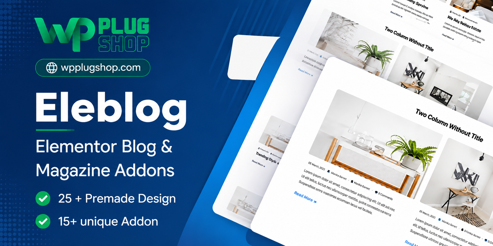 Eleblog – Elementor Magazine & Blog Addon