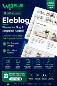 Eleblog – Elementor Magazine & Blog Addon