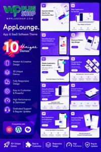 Applounge Theme Multipurpose SaaS WordPress Theme