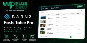 Posts Table Pro – WordPress Table Plugin