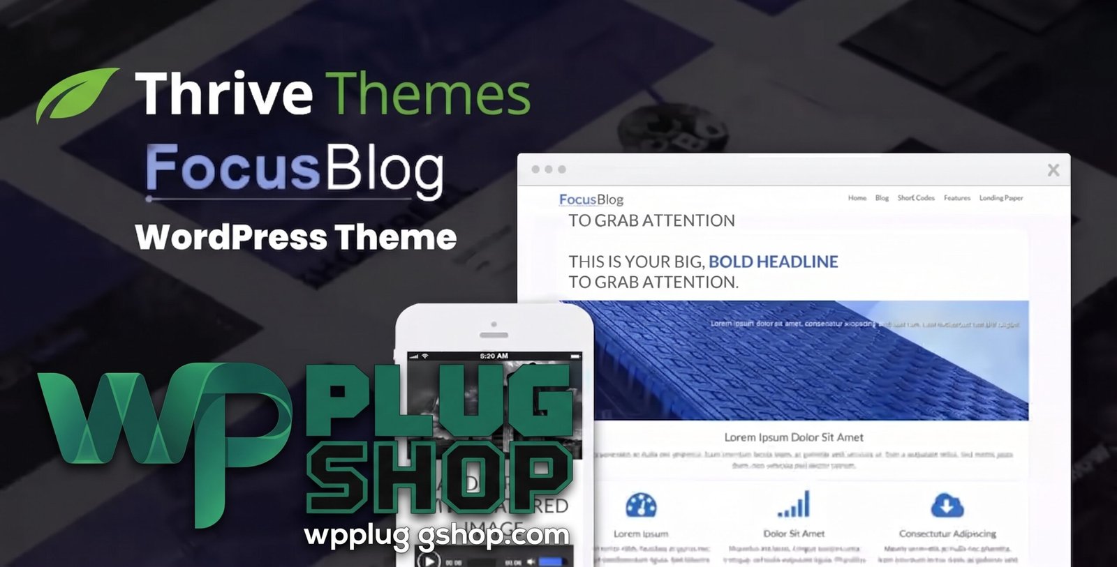 Thrive Themes FocusBlog WordPress Theme – Legacy Blog Theme