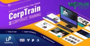CorpTrain – Corporate Training LMS WordPress Theme