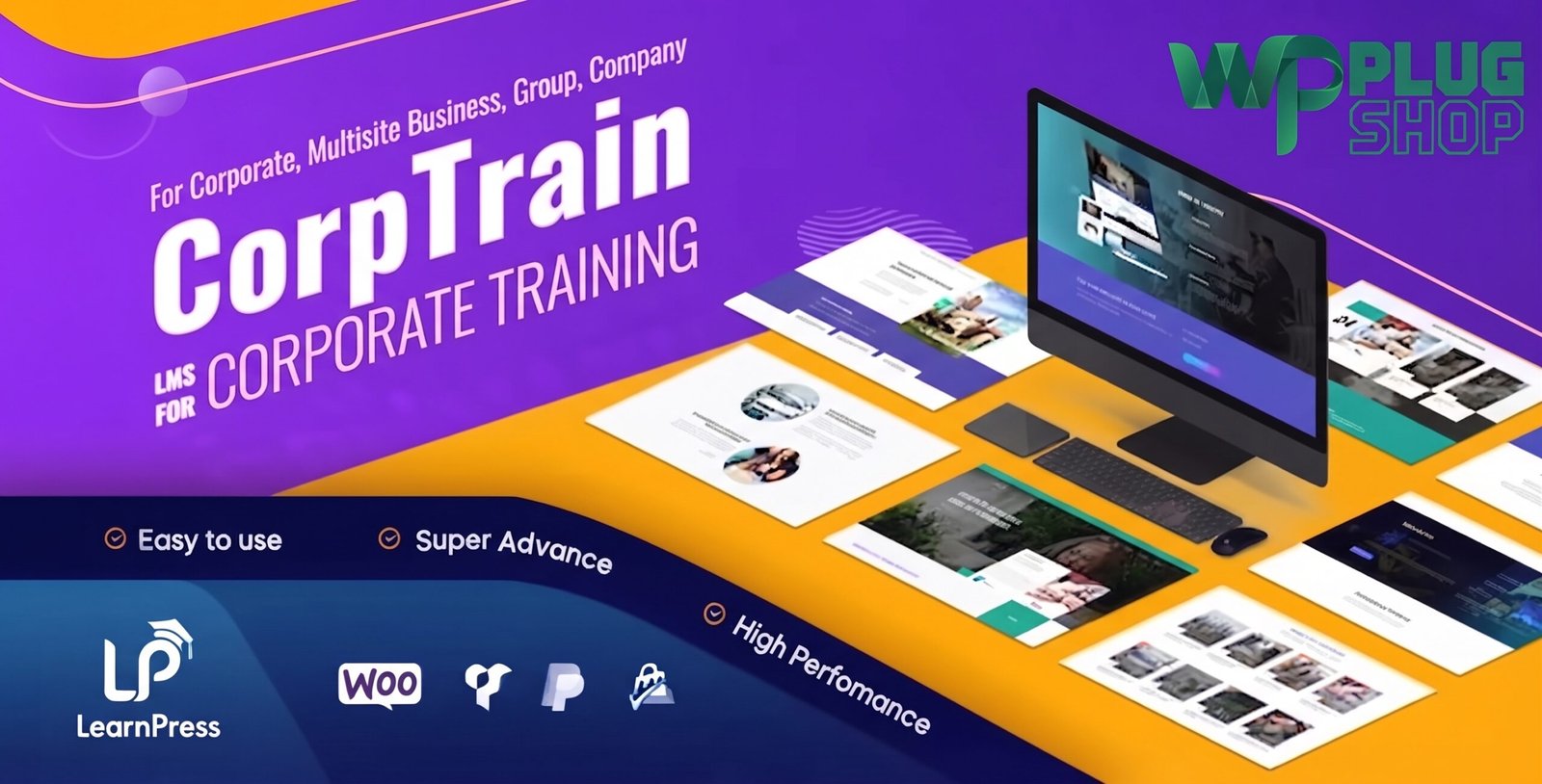 CorpTrain – Corporate Training LMS WordPress Theme