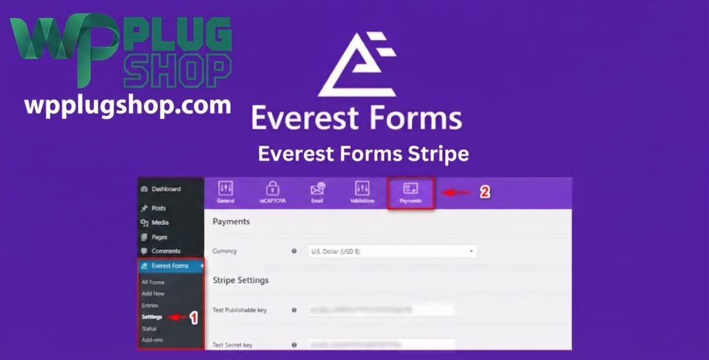 Everest Forms Stripe – Payment Gateway Addon