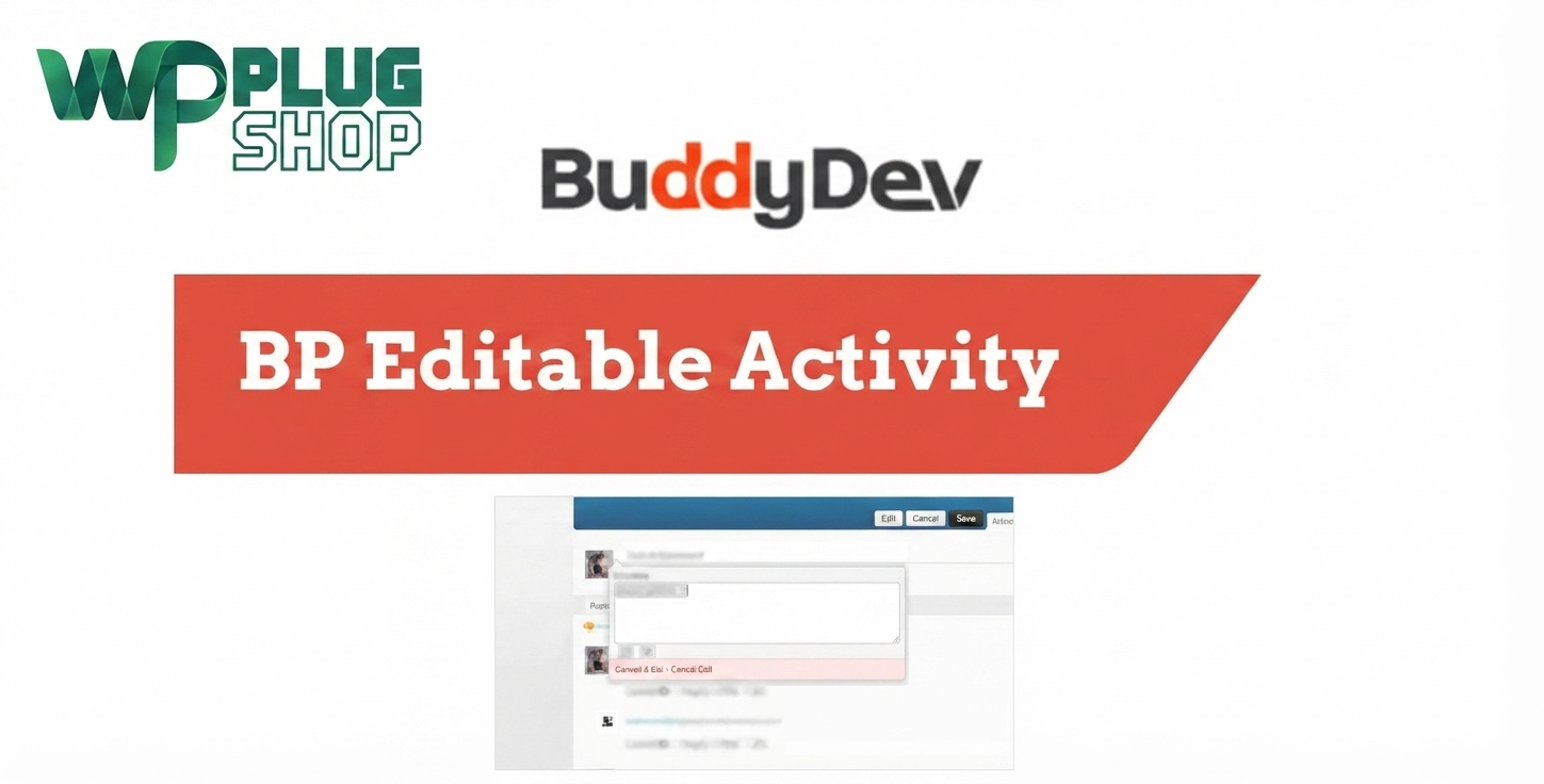 BuddyPress Editable Activity