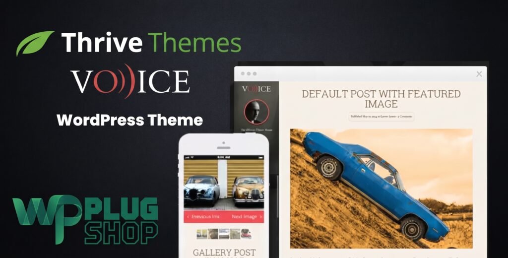 Thrive Themes Voice WordPress Theme – Blog, Author & Personal Branding