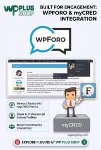 wpForo myCRED Integration – Points, Badges & Ranks