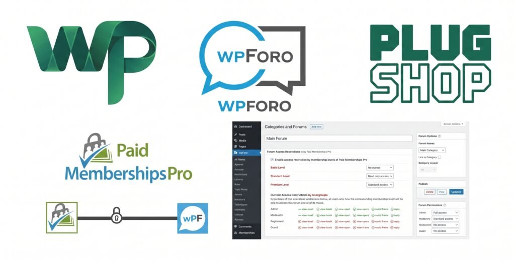 wpForo Paid Memberships Pro Integration – Membership Forum Access