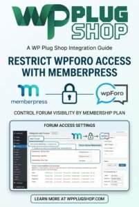 wpForo MemberPress Integration – Membership-Based Forum Access Addon