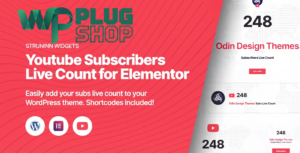 Struninn – YouTube Subscriber Counter for Elementor