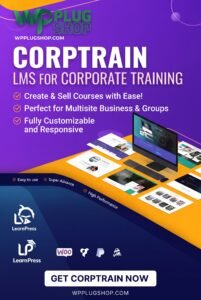 CorpTrain – Corporate Training LMS WordPress Theme