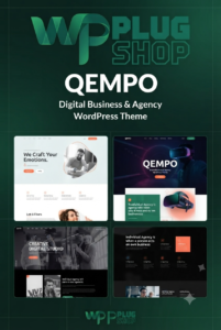 Qempo – Modern Digital Agency & Services WordPress Theme