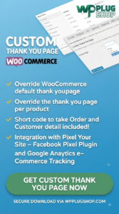 WooCommerce Custom Thank You Pages
