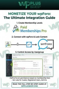 wpForo Paid Memberships Pro Integration – Membership Forum Access