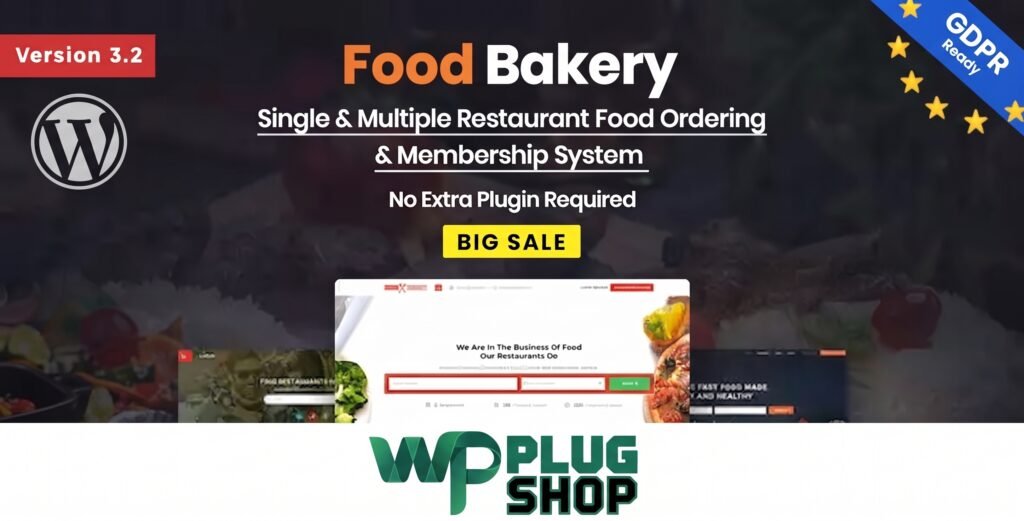 FoodBakery – Restaurant Directory & Food Delivery WordPress Theme