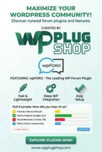 wpForo Polls Addon – WordPress Forum Polls & Community Voting