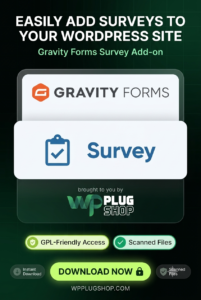 Gravity Forms Survey Addon – Premium WordPress Feedback & Visual Reporting Extension