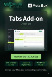 Meta Box Tabs Addon – WordPress Custom Fields Extension