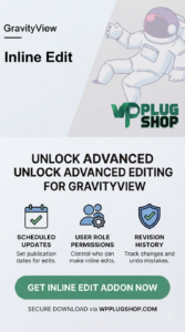 GravityView Inline Edit Addon