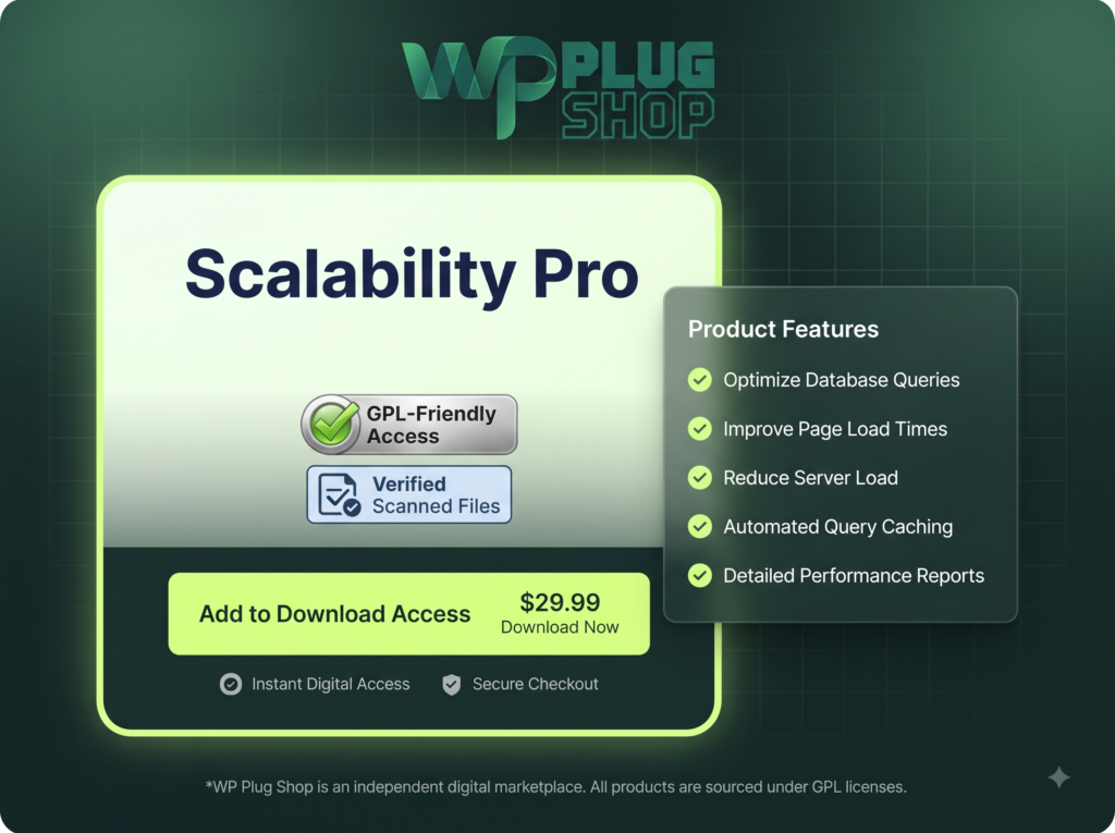 Scalability Pro by WPIntense – WooCommerce Database Speed & Scaling Plugin
