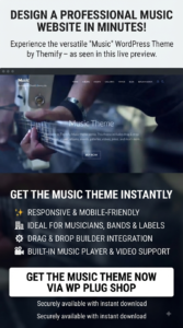 Themify Music WordPress Theme
