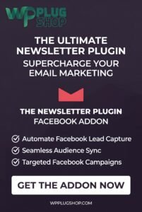 Newsletter Facebook Addon – Facebook Signup for WordPress Newsletter