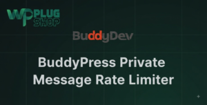 BuddyPress Private Message Rate Limiter – WordPress Plugin