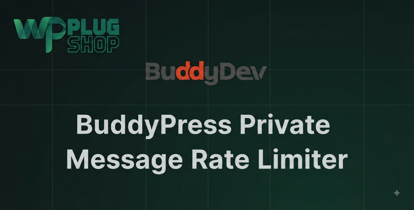 BuddyPress Private Message Rate Limiter – WordPress Plugin