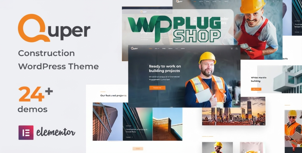 Quper — Premium Construction & Architecture WordPress Theme
