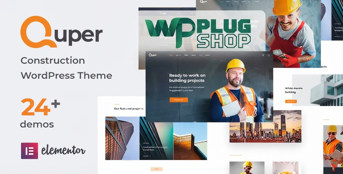 Quper — Premium Construction & Architecture WordPress Theme