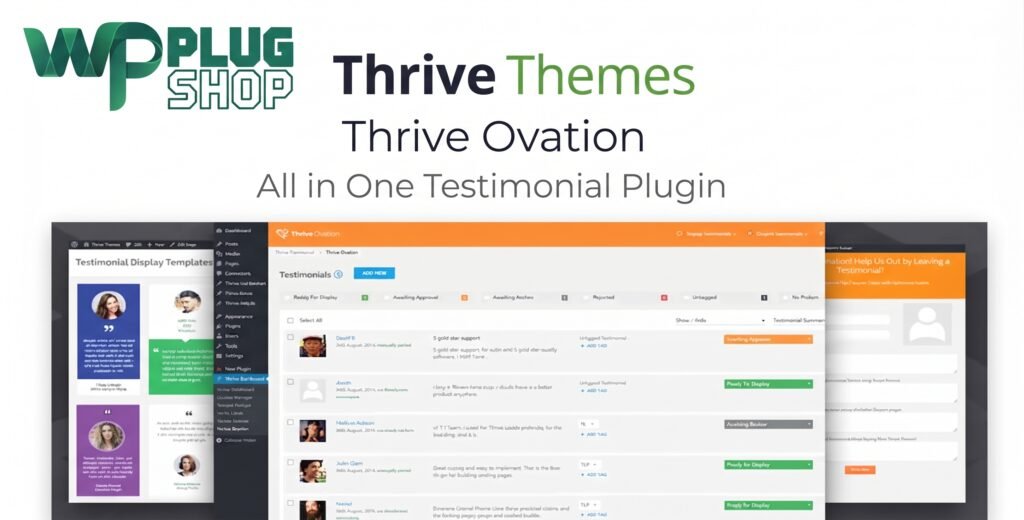 Thrive Ovation 10.8.3 – WordPress Testimonial & Social Proof Plugin