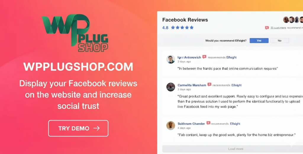 Facebook Reviews WordPress Plugin – Display Customer Reviews & Social Proof