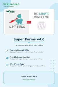 Super Forms – Drag & Drop Form Builder Plugin