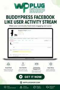 BuddyPress Facebook Like User Activity Stream