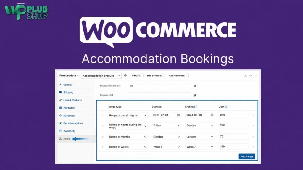 WooCommerce Accommodation Bookings