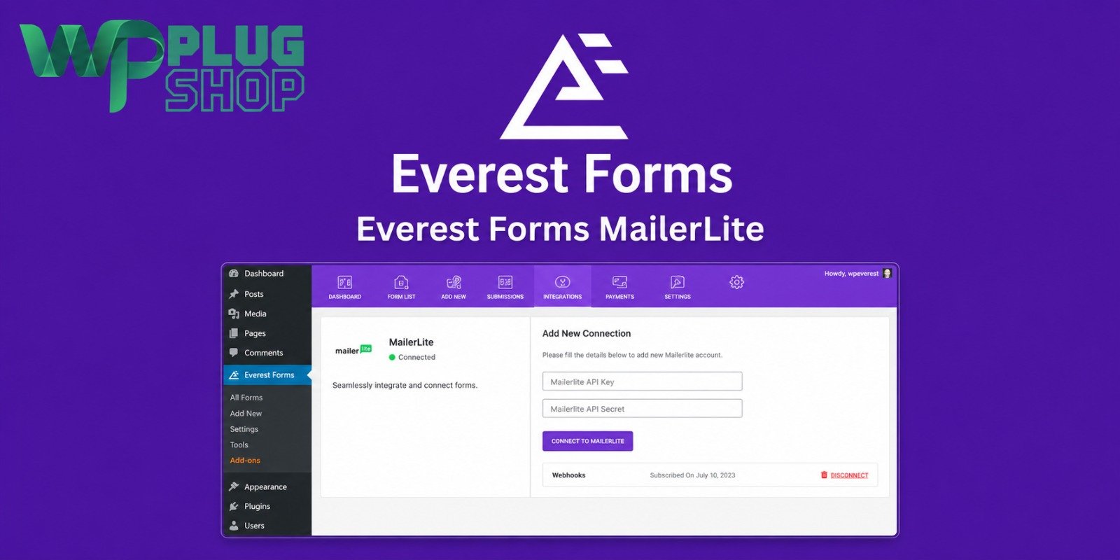 Everest Forms MailerLite