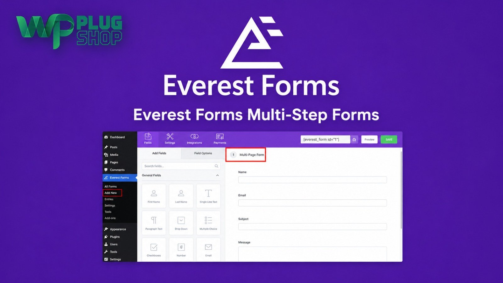 Everest Forms Multi-Step Forms