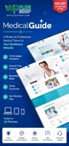 MedicalGuide WordPress Theme – Health, Dental & Clinic Website Template