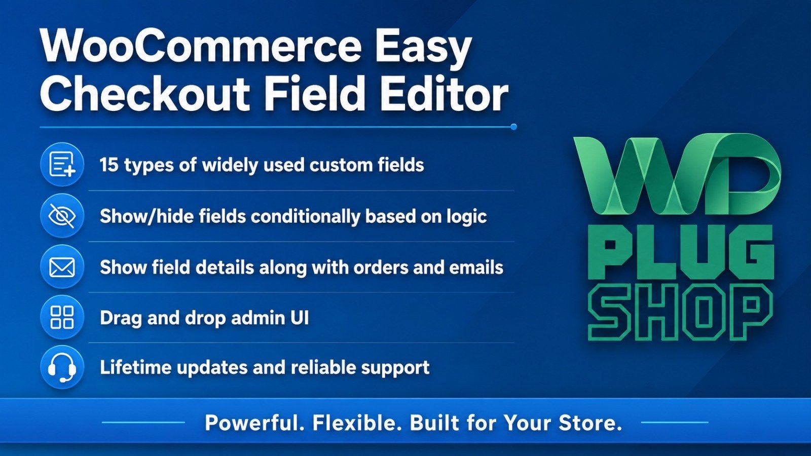 WooCommerce Easy Checkout Field Editor, Fees & Discounts – Custom Checkout Fields & Dynamic Surcharge Plugin