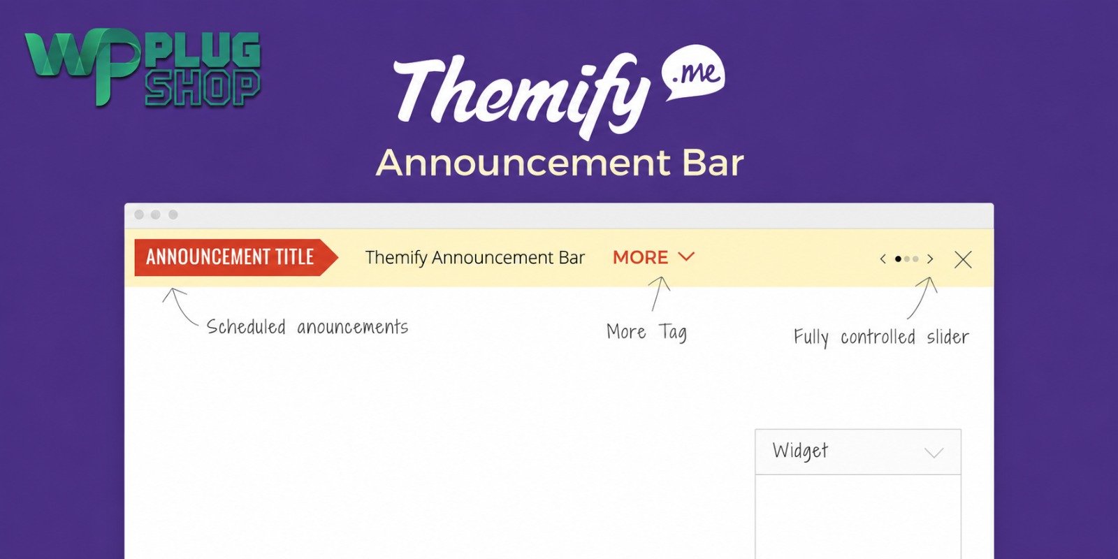 Themify Announcement Bar WordPress Plugin – Sticky Header, Footer & Promo Banner Tool