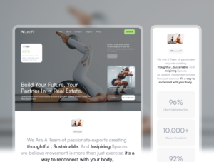 LunaFit – Fitness & Gym Framer Website Template