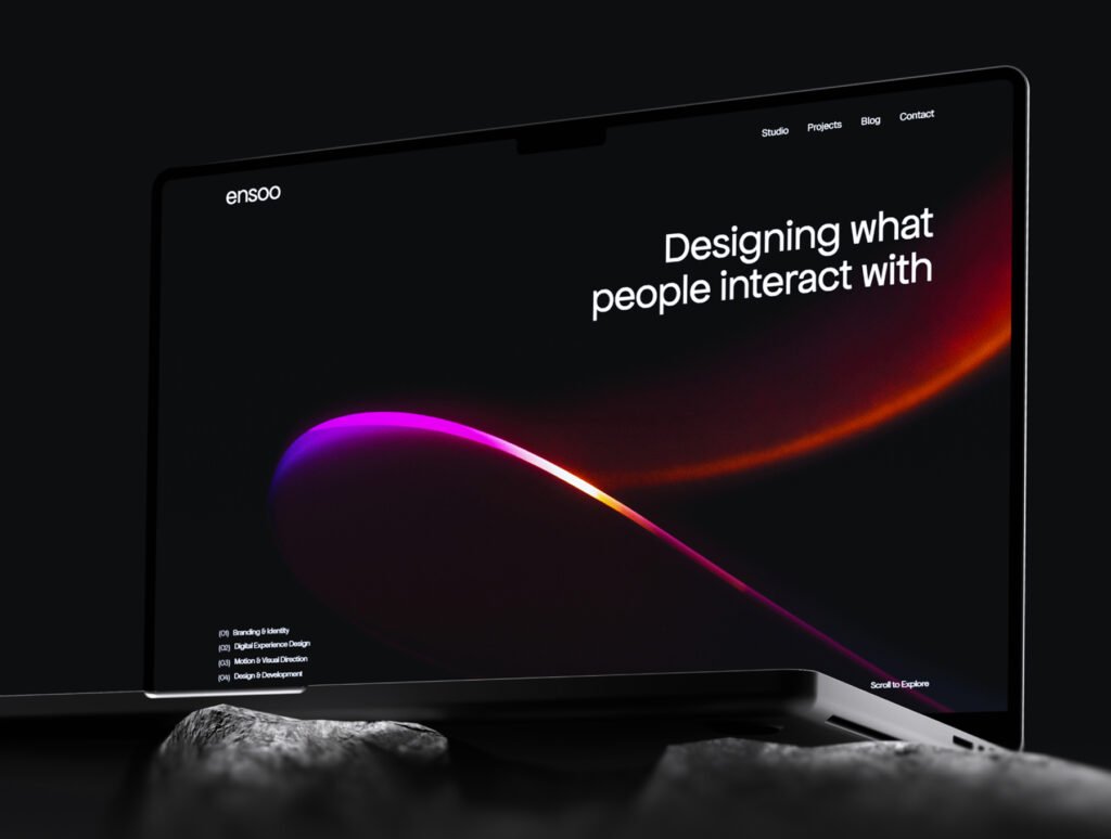 Ensoo – Creative Studio Framer Website Template [Instant Access]