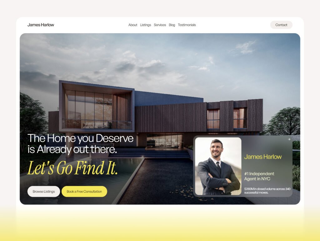 EstateAgent – Real Estate Agent Portfolio Template