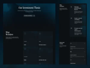 VentureX – Venture Capital & Investment Framer Template