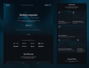 VentureX – Venture Capital & Investment Framer Template