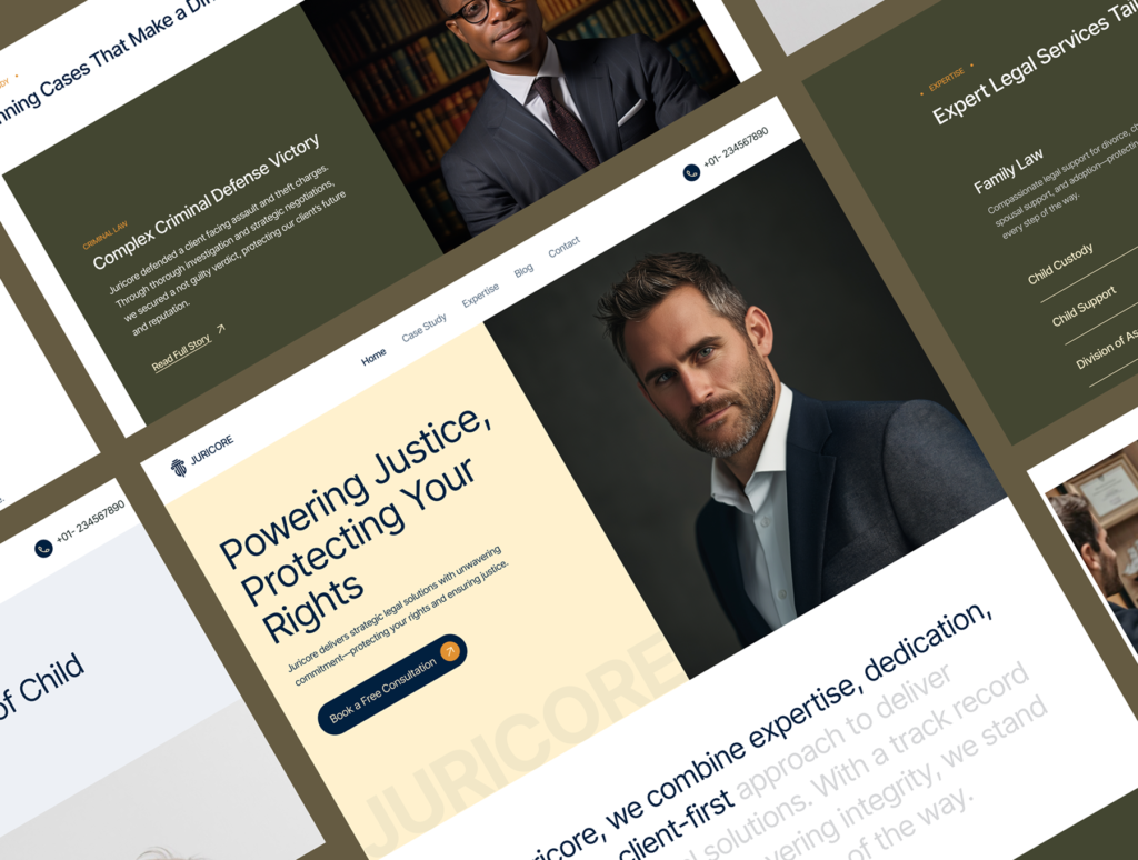 Juricore – Law Firm Framer Website Template