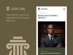 Juricore – Law Firm Framer Website Template