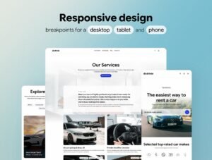 Drivio – Car Rental Framer Template